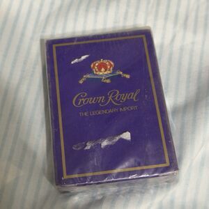 Crown Royal Canadian Whisky Pillow Logo Playing Cards -Sealed - Vintage